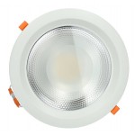 Downlight LED Redondo 225mm Blanco COB 30W corte 200mm